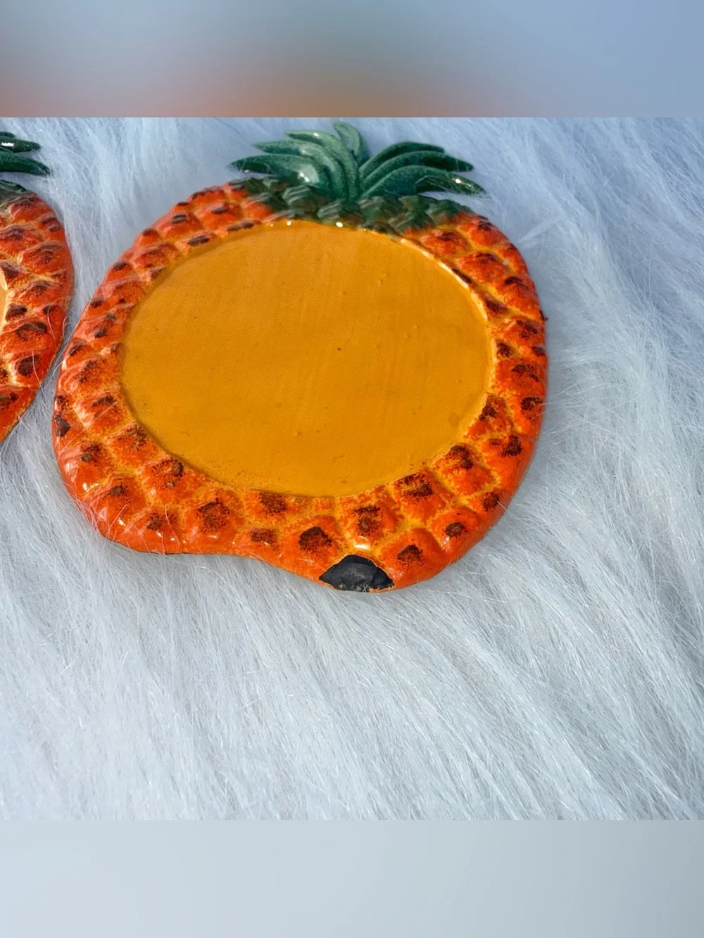 🍍 🍍 Retro Pineapple Coasters – Set of 4 Retro Pineapple Coasters – Set of 4